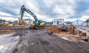 Schlüsselfertiger Wohnungsbau Baustelle in Trier-Saarburg 